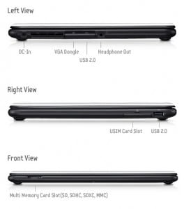 Samsung Chromebook ports